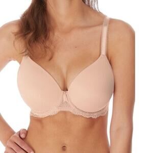 Freya 36J Expression Underwire Plunge Molded Cup Bra